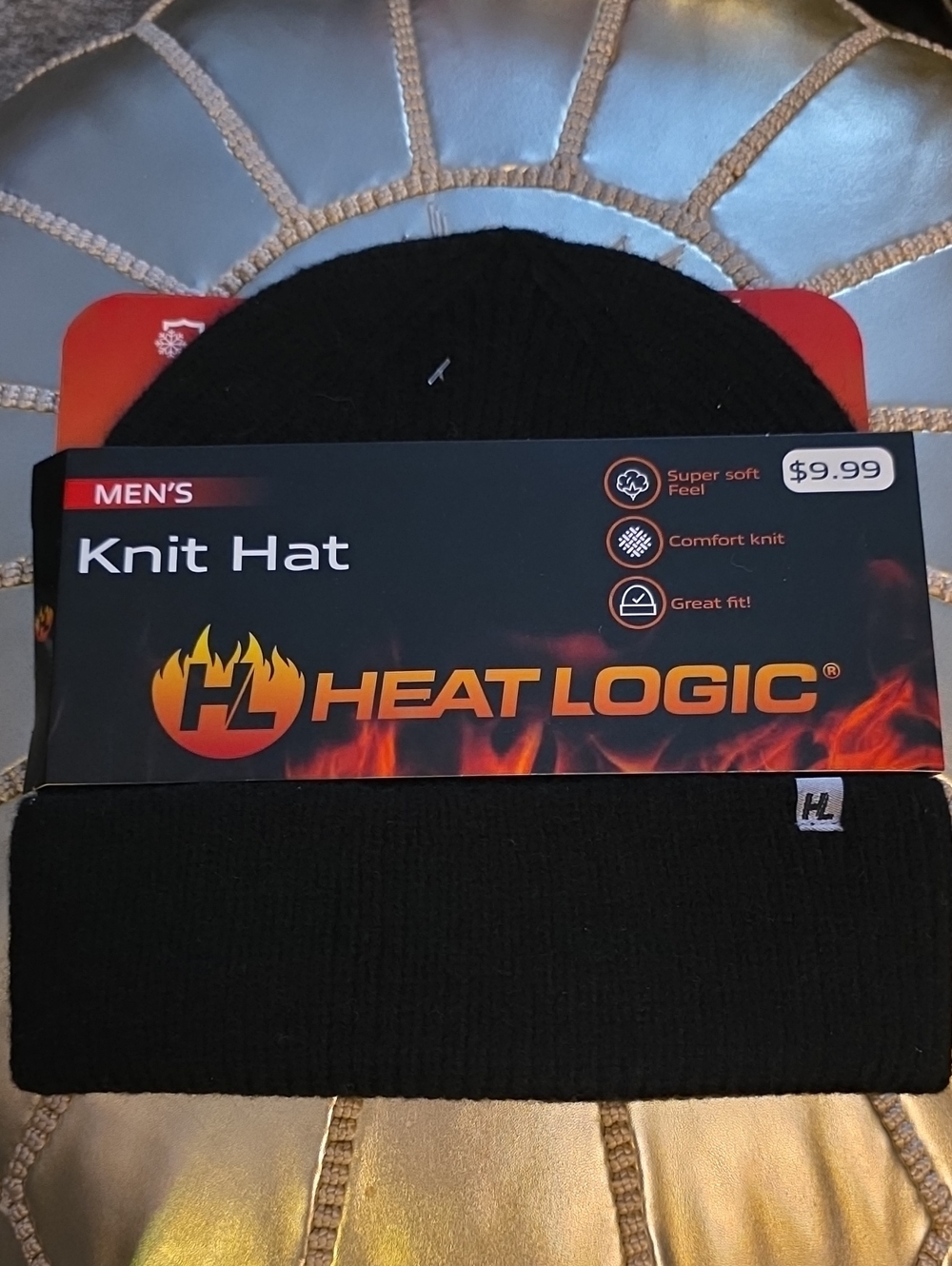 Men’s Black Knit Hat - Warm Comfort